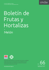 Lun 01 de Ene de 2018  Boletín de Frutas y Hortalizas del Convenio INTA- CMCBA Nº 66 - Melón