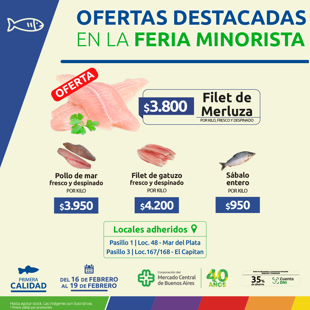 Semana Santa: cuánto pescado se puede comprar con $10.000 en el Mercado Central